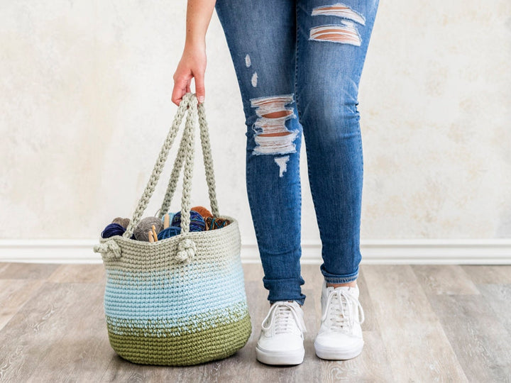 Large Cutie Utility Bucket Bag Crochet Pattern