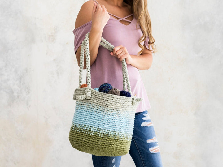 Large Cutie Utility Bucket Bag Crochet Pattern