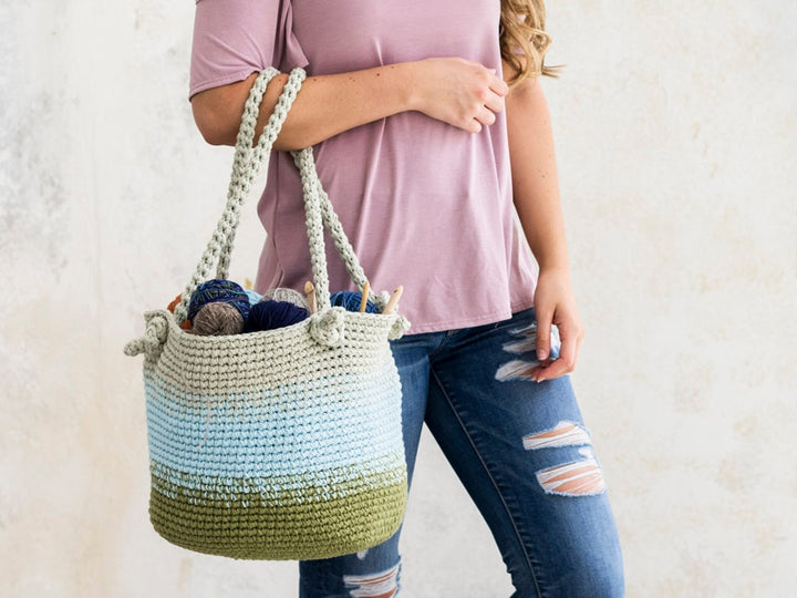 Large Cutie Utility Bucket Bag Crochet Pattern