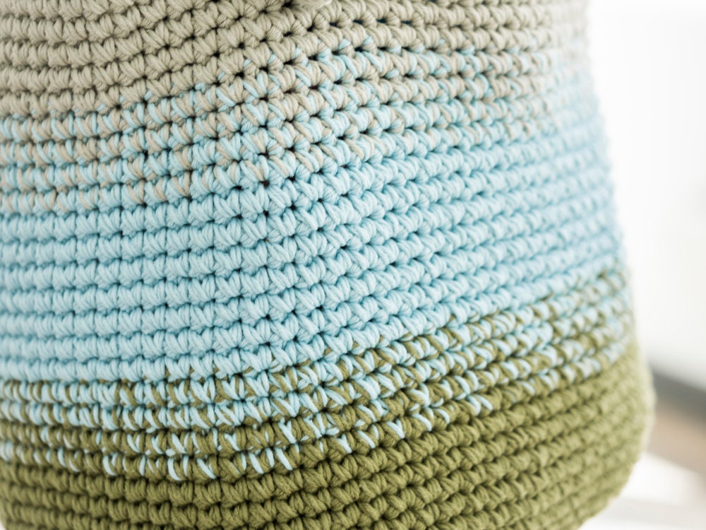 Large Cutie Utility Bucket Bag Crochet Pattern