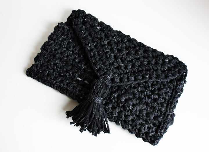Easy Boho T-Shirt Yarn Tote Crochet Pattern