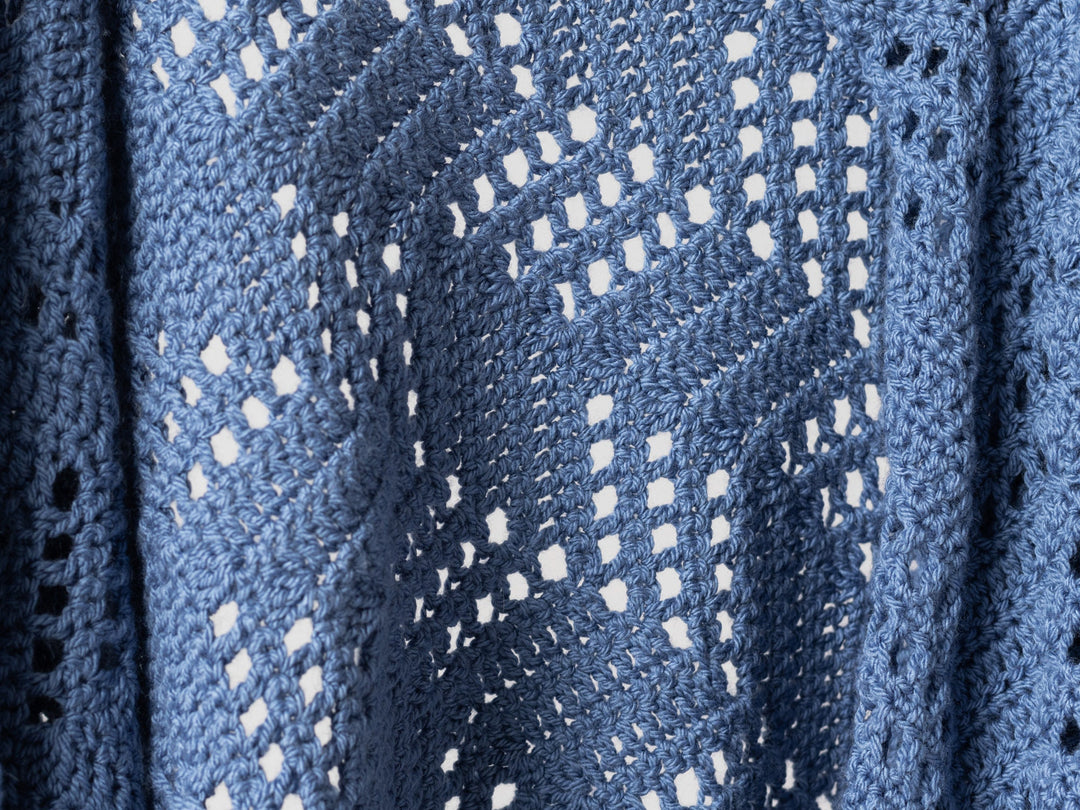 Hillside Chevron Blanket Crochet Pattern