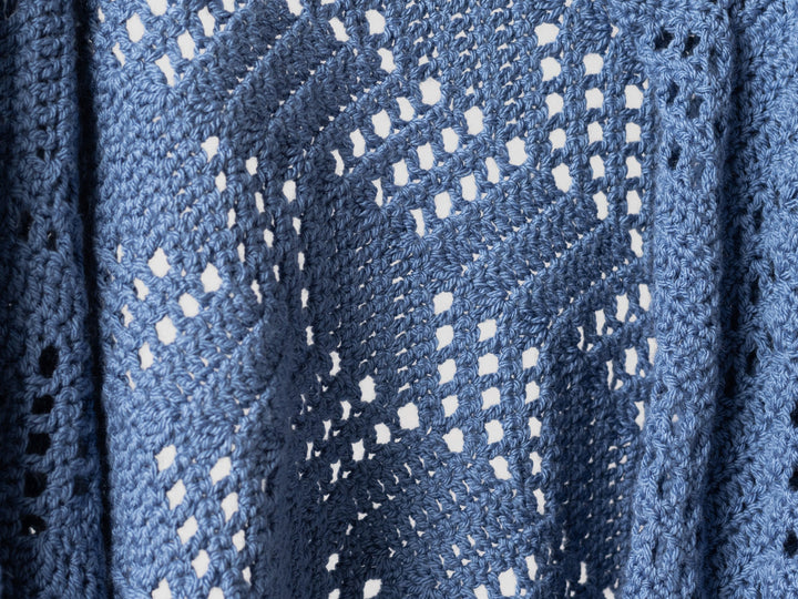 Hillside Chevron Blanket Crochet Pattern