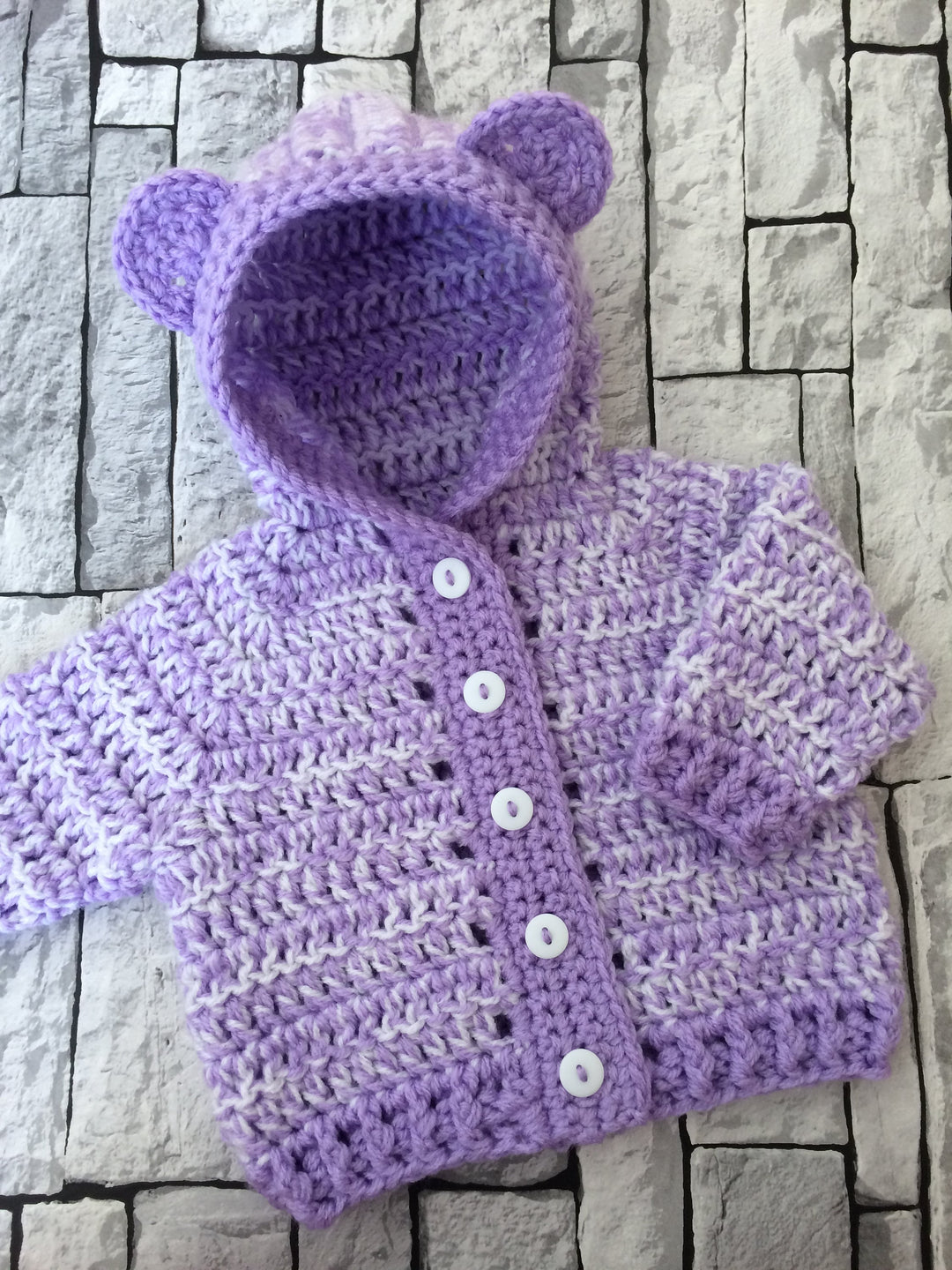 Baby Bear Hoodie Crochet Pattern