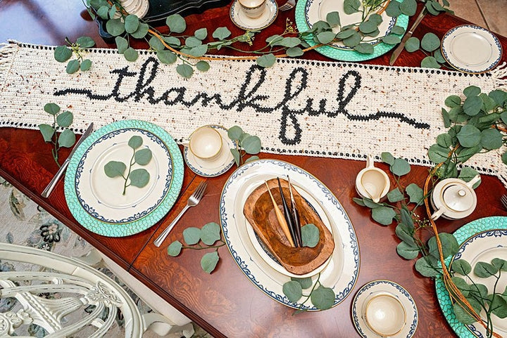 Thankful Fall Table Runner Crochet Pattern