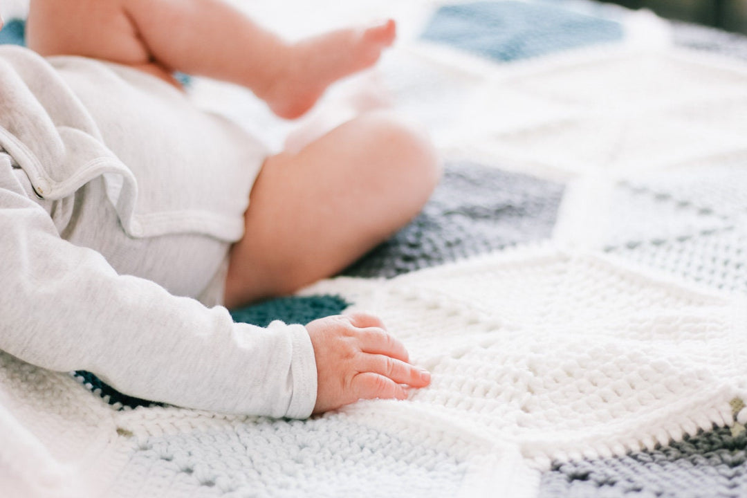 Easy Hexagon Baby Blanket Crochet Pattern