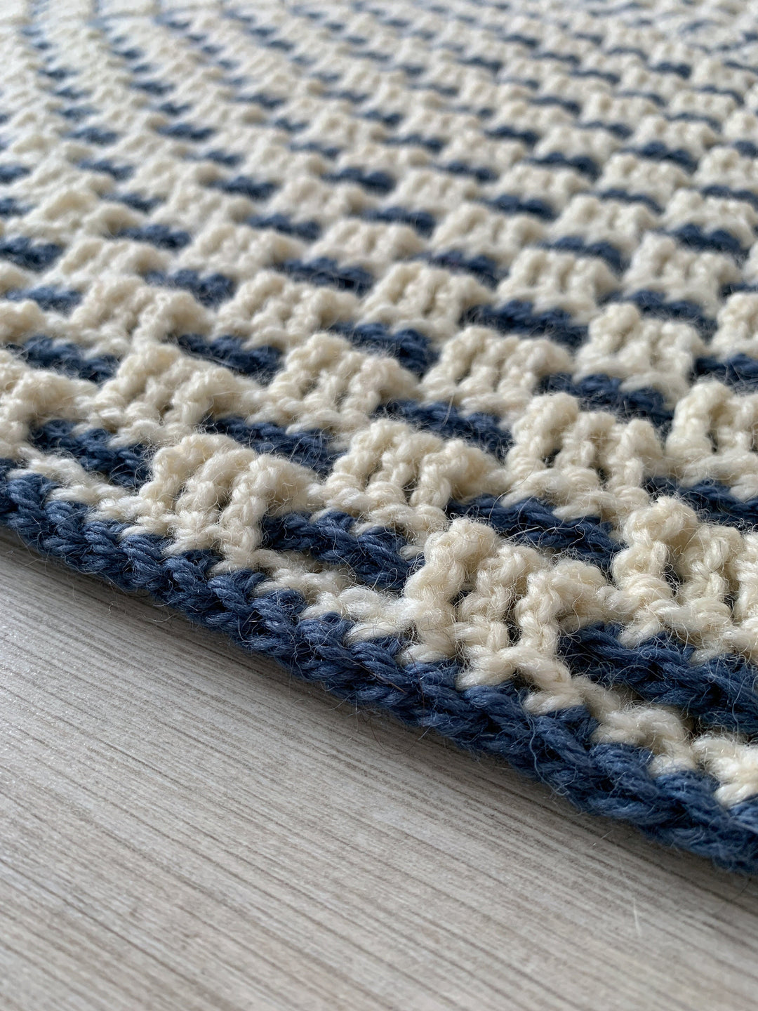 Modern Granny Weave Blanket Crochet Pattern