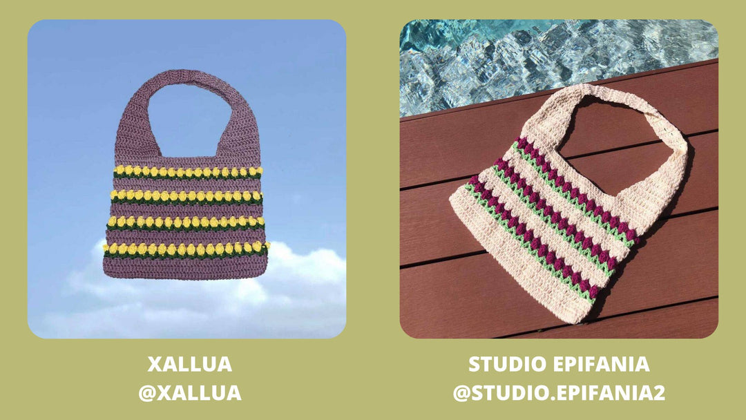 Tulip Blossom Tote Bag Crochet Pattern