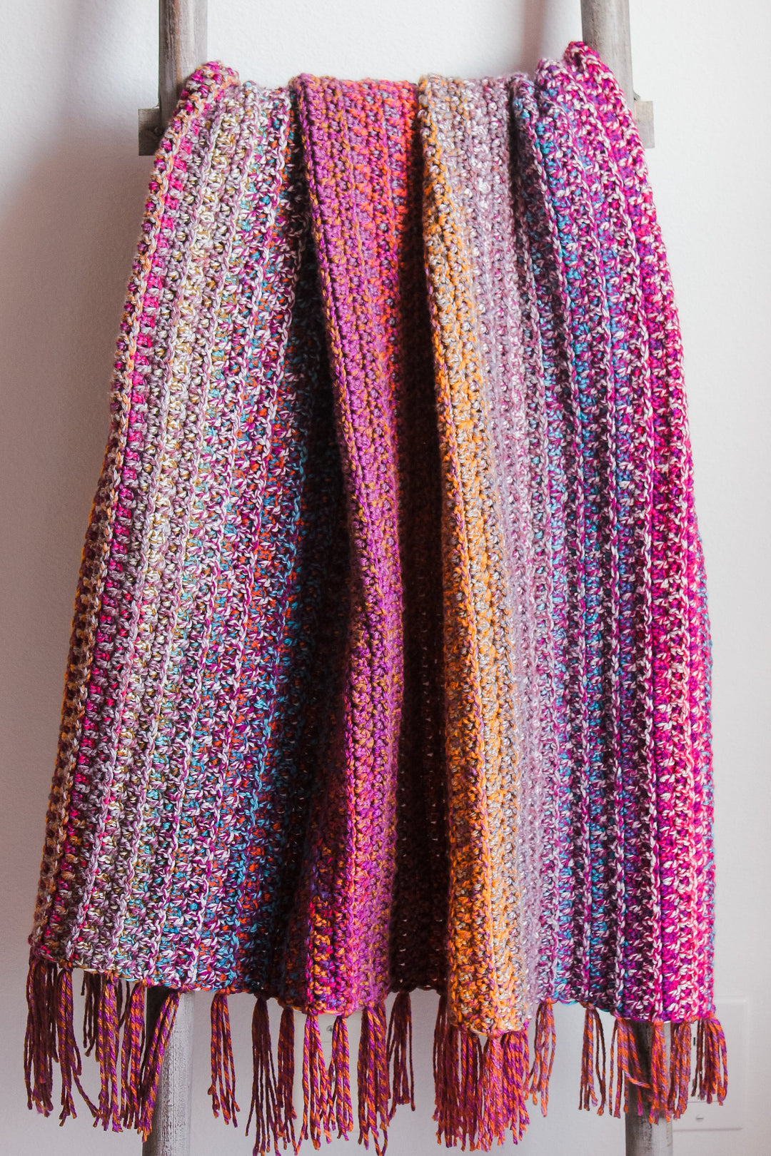 Unique Textured Woven Blanket Crochet Pattern
