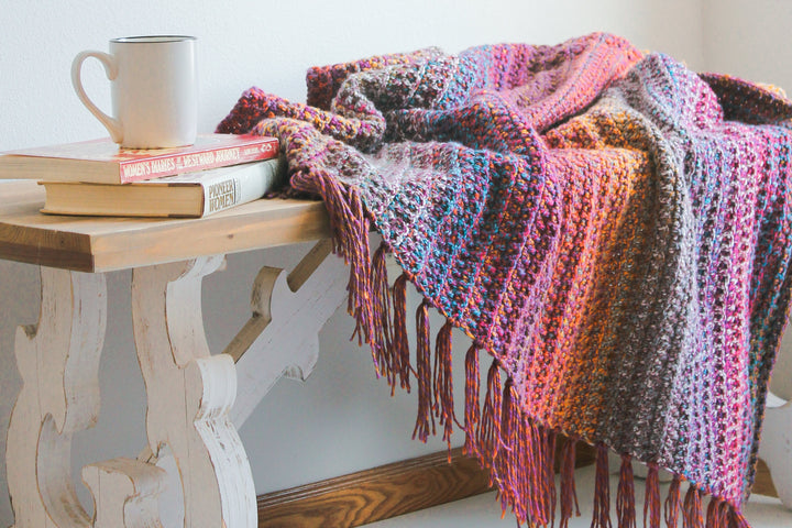 Unique Textured Woven Blanket Crochet Pattern