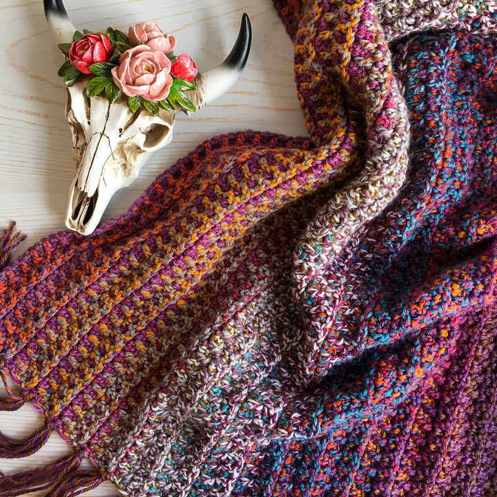 Unique Textured Woven Blanket Crochet Pattern