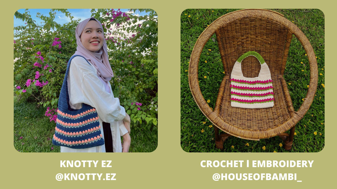 Tulip Blossom Tote Bag Crochet Pattern