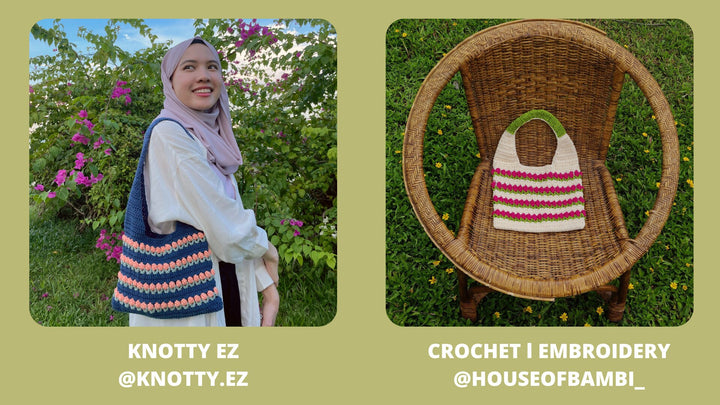 Tulip Blossom Tote Bag Crochet Pattern