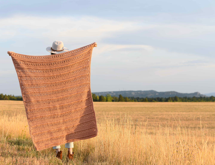 Colorado Chunky Throw Blanket Crochet Pattern