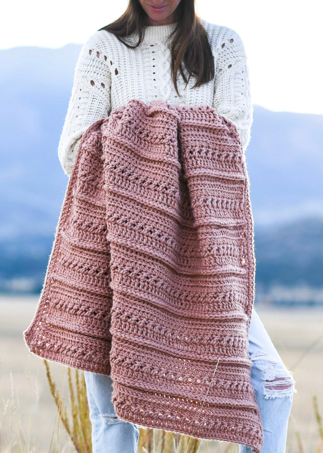 Colorado Chunky Throw Blanket Crochet Pattern