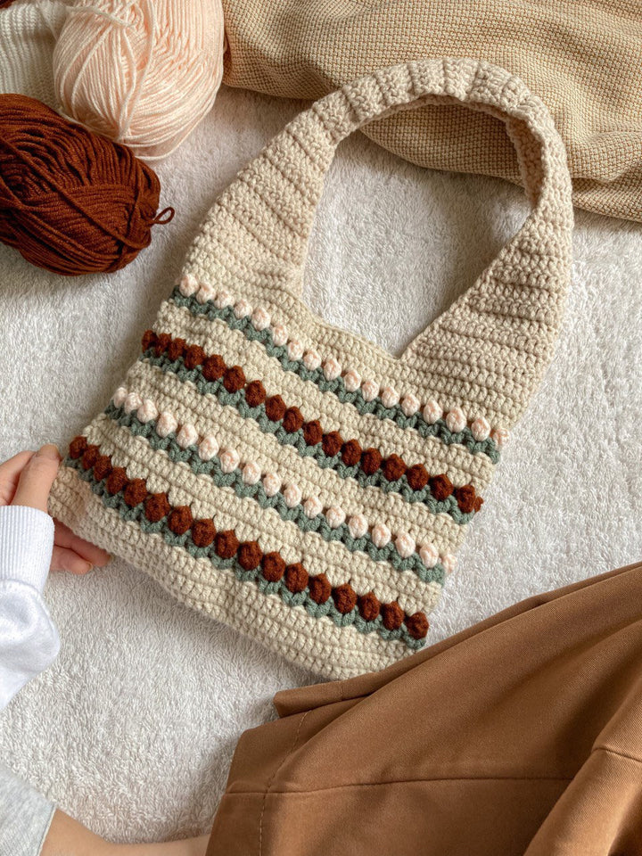Tulip Blossom Tote Bag Crochet Pattern