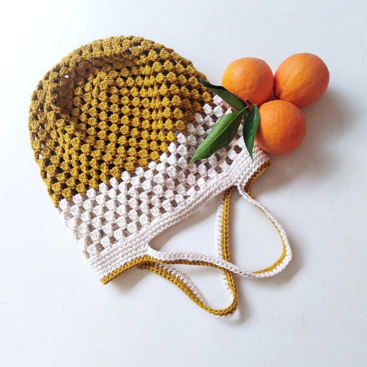 Boho Market Bag Crochet Pattern For Beginners