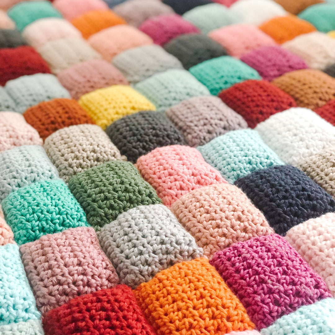 Classic Puff Stitch Blanket Crochet Pattern