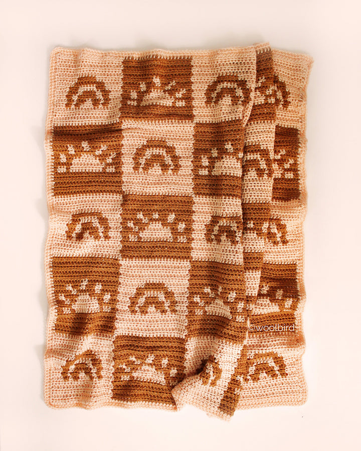 Ray Of Sunshine Baby Blanket Crochet Pattern