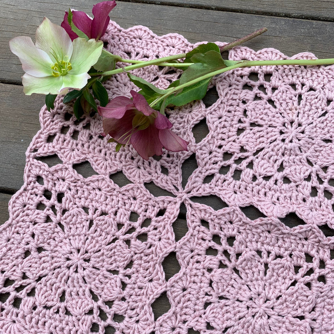 Adaptable Flower Square Blanket Crochet Pattern