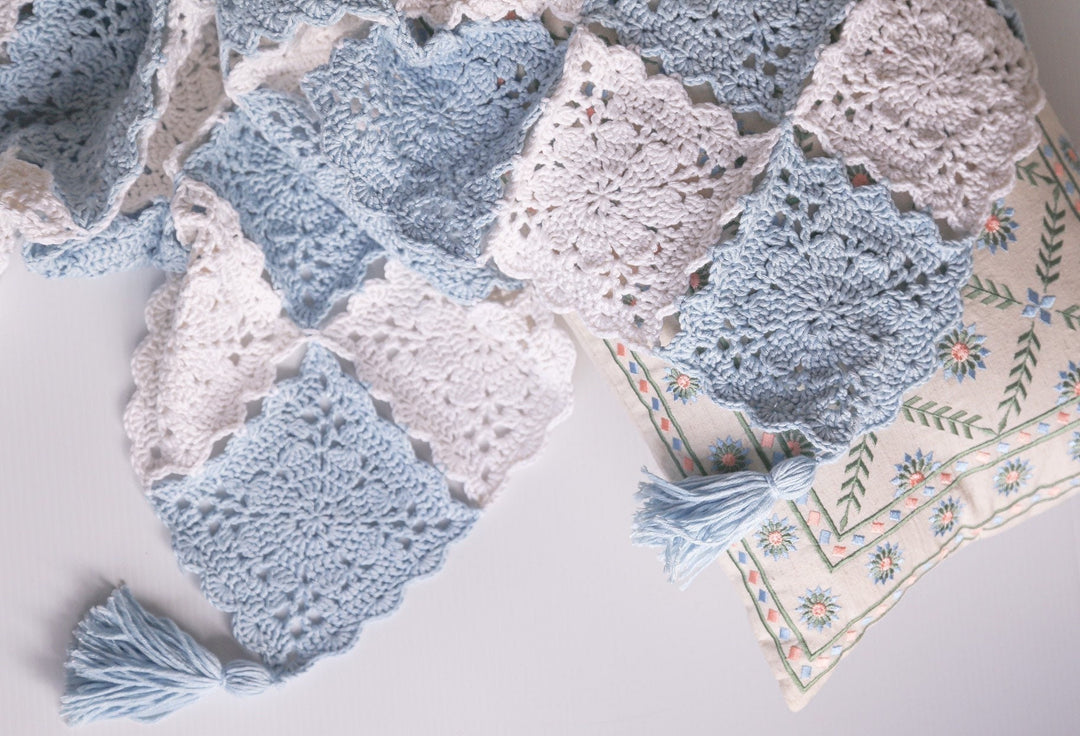 Adaptable Flower Square Blanket Crochet Pattern