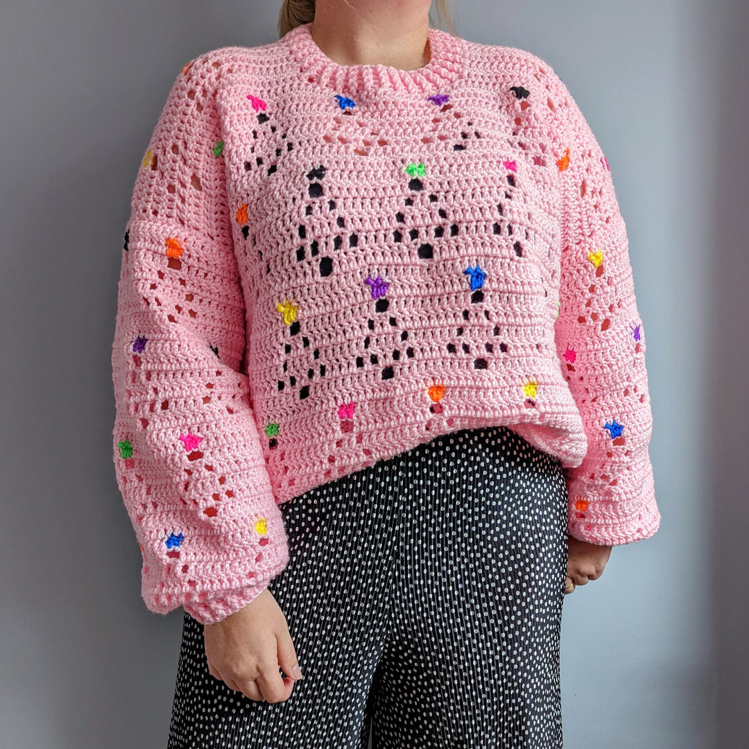 2-in-1 Festive Christmas Jumper and Cardigan Crochet Pattern