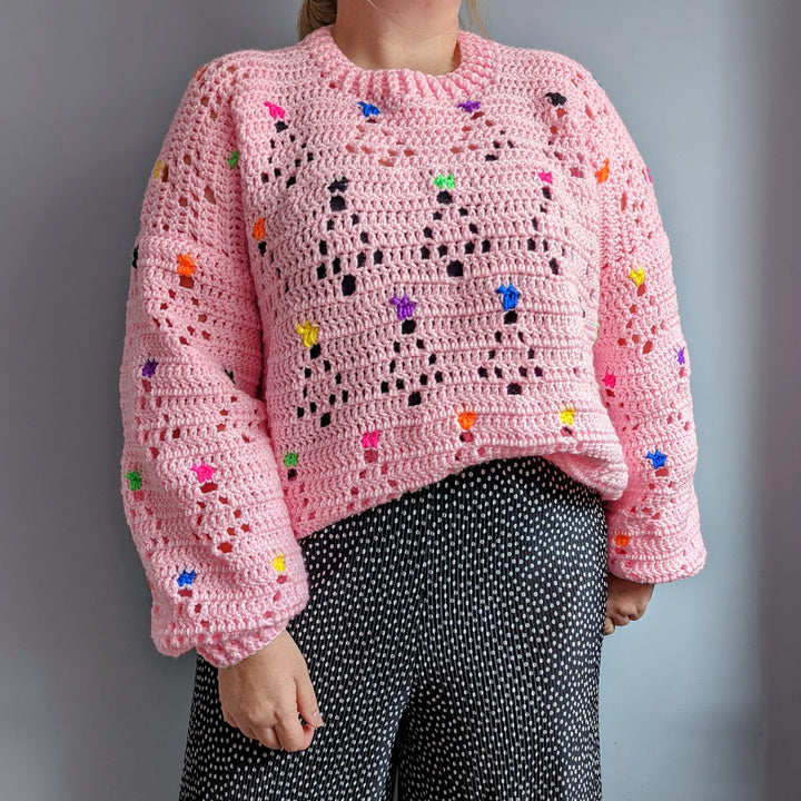 2-in-1 Festive Christmas Jumper and Cardigan Crochet Pattern
