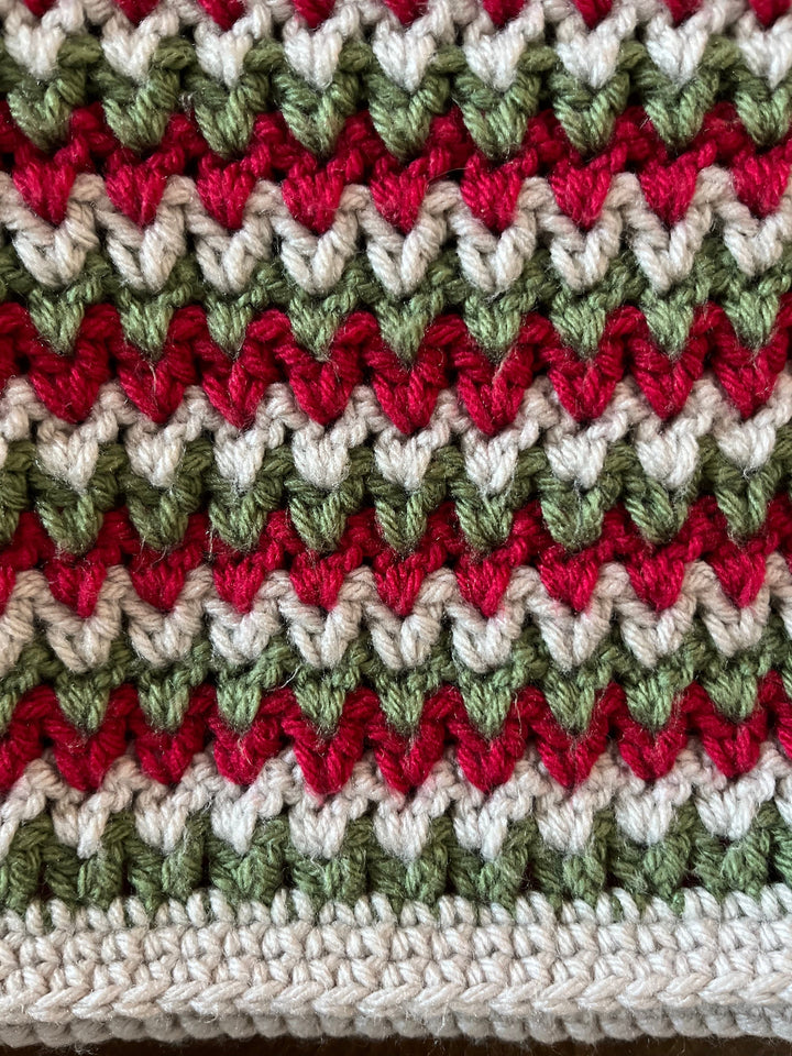 Comfort And Joy Christmas Throw Crochet Pattern