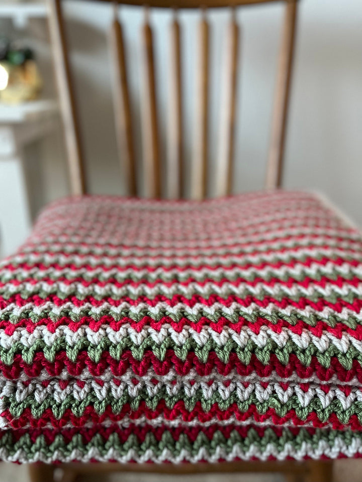 Comfort And Joy Christmas Throw Crochet Pattern