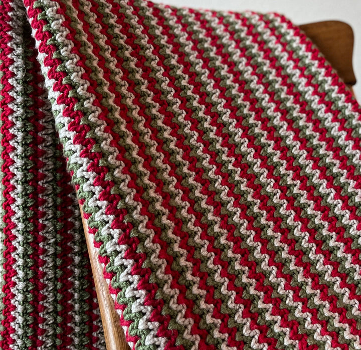 Comfort And Joy Christmas Throw Crochet Pattern