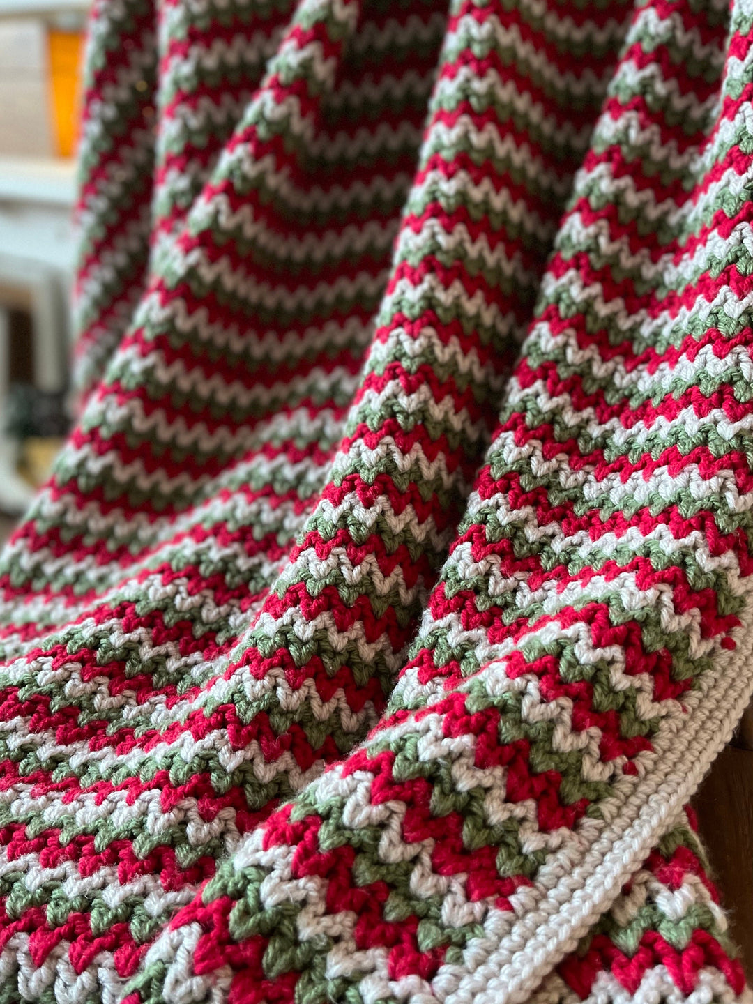 Comfort And Joy Christmas Throw Crochet Pattern