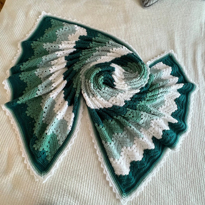 Viral Adult Full Size Blanket Crochet Pattern