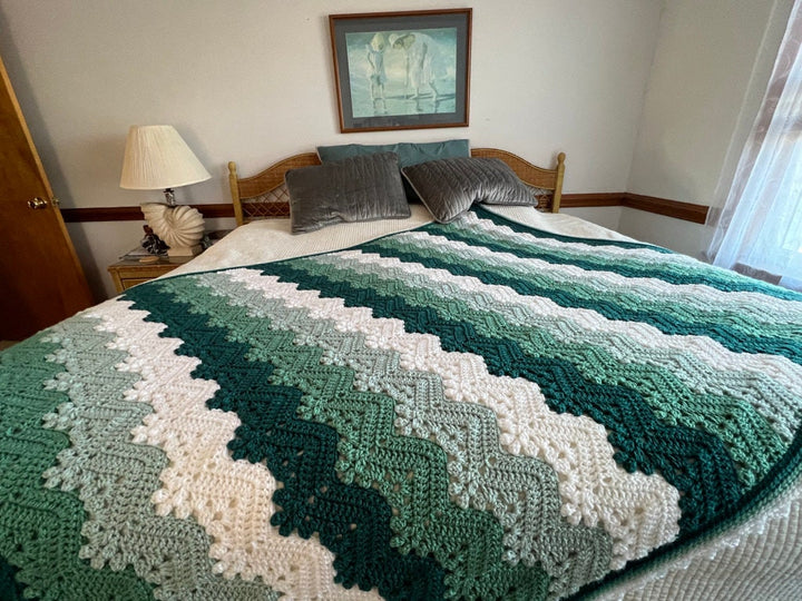 Viral Adult Full Size Blanket Crochet Pattern