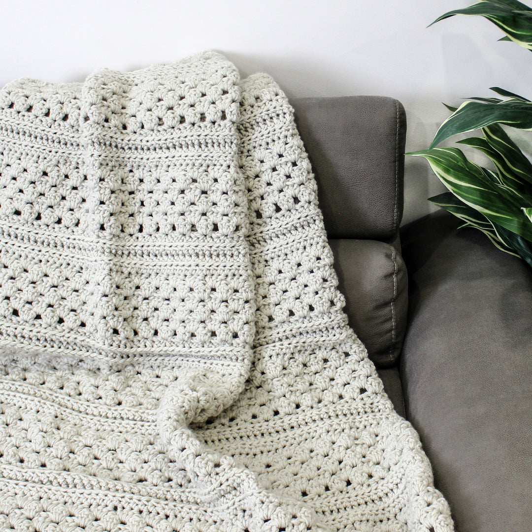 Easy Vienna Textured Afghan Crochet Pattern