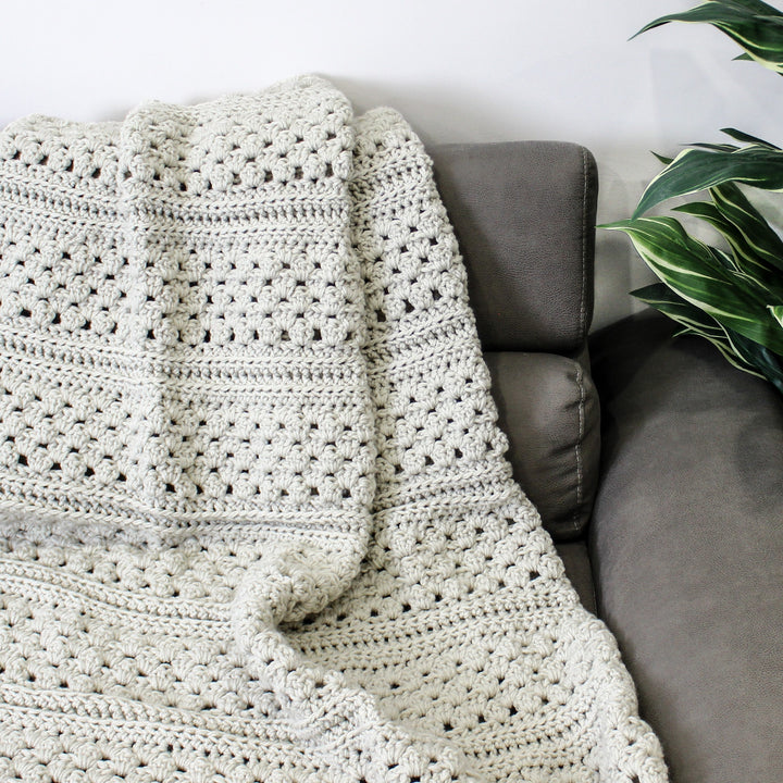 Easy Vienna Textured Afghan Crochet Pattern