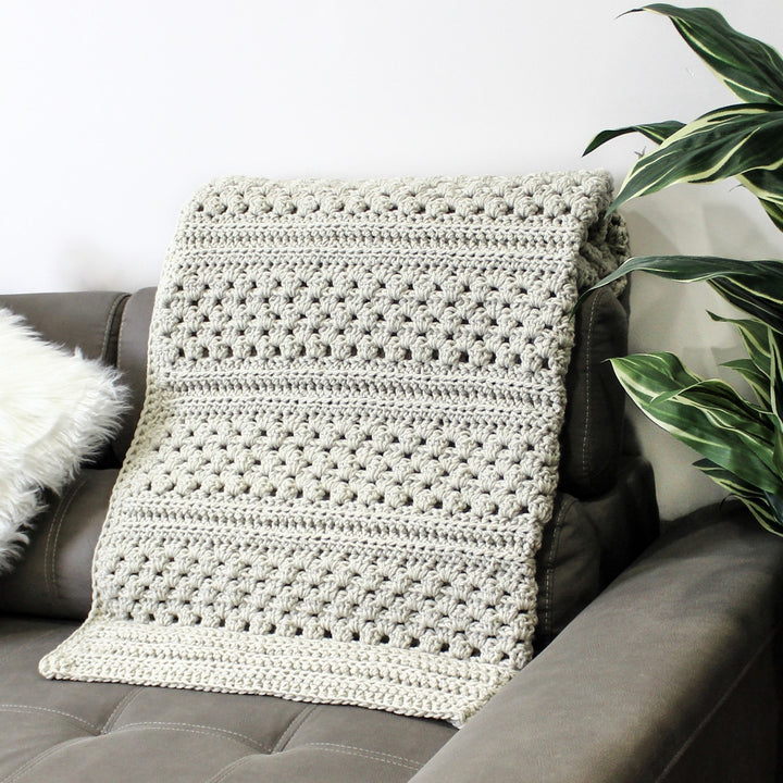 Easy Vienna Textured Afghan Crochet Pattern