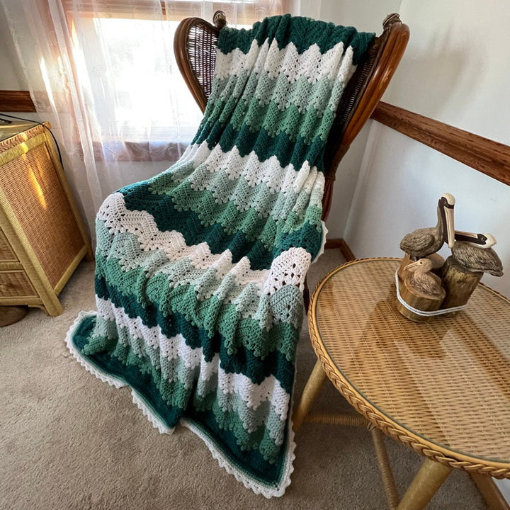 Viral Adult Full Size Blanket Crochet Pattern