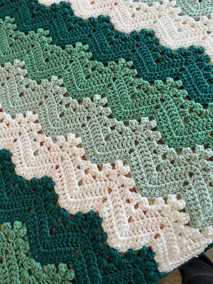 Viral Adult Full Size Blanket Crochet Pattern
