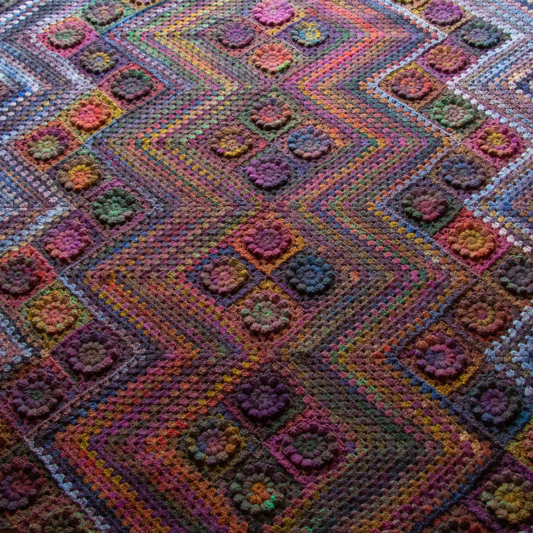 Monet Inspired Garden Blanket Crochet Pattern