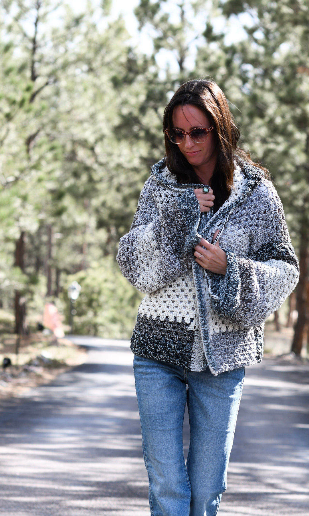 Riptide Granny Stitch Hoodie Crochet Pattern