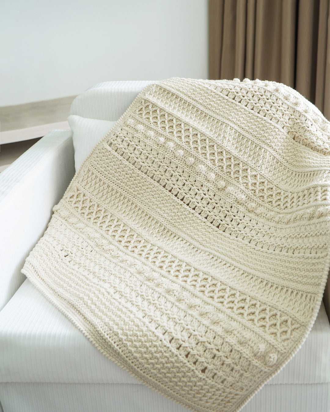 9 In 1 Modern Blanket Crochet Pattern