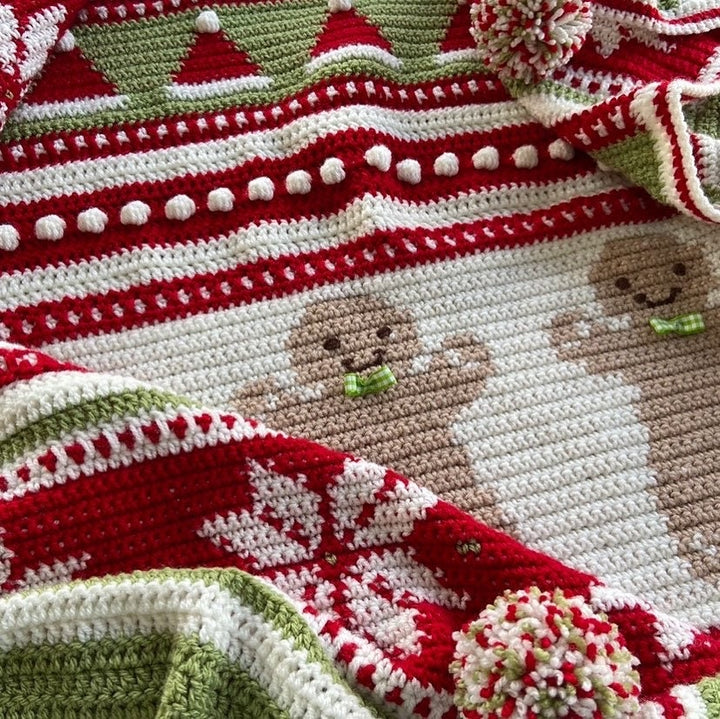 Christmas Eve Tapestry Blanket Crochet Pattern
