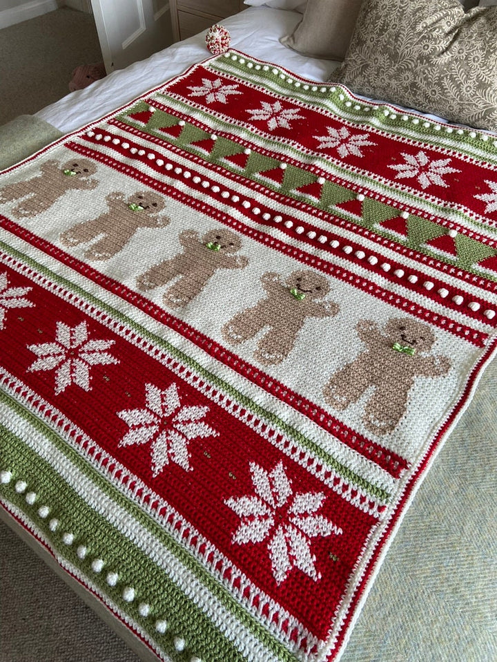 Christmas Eve Tapestry Blanket Crochet Pattern