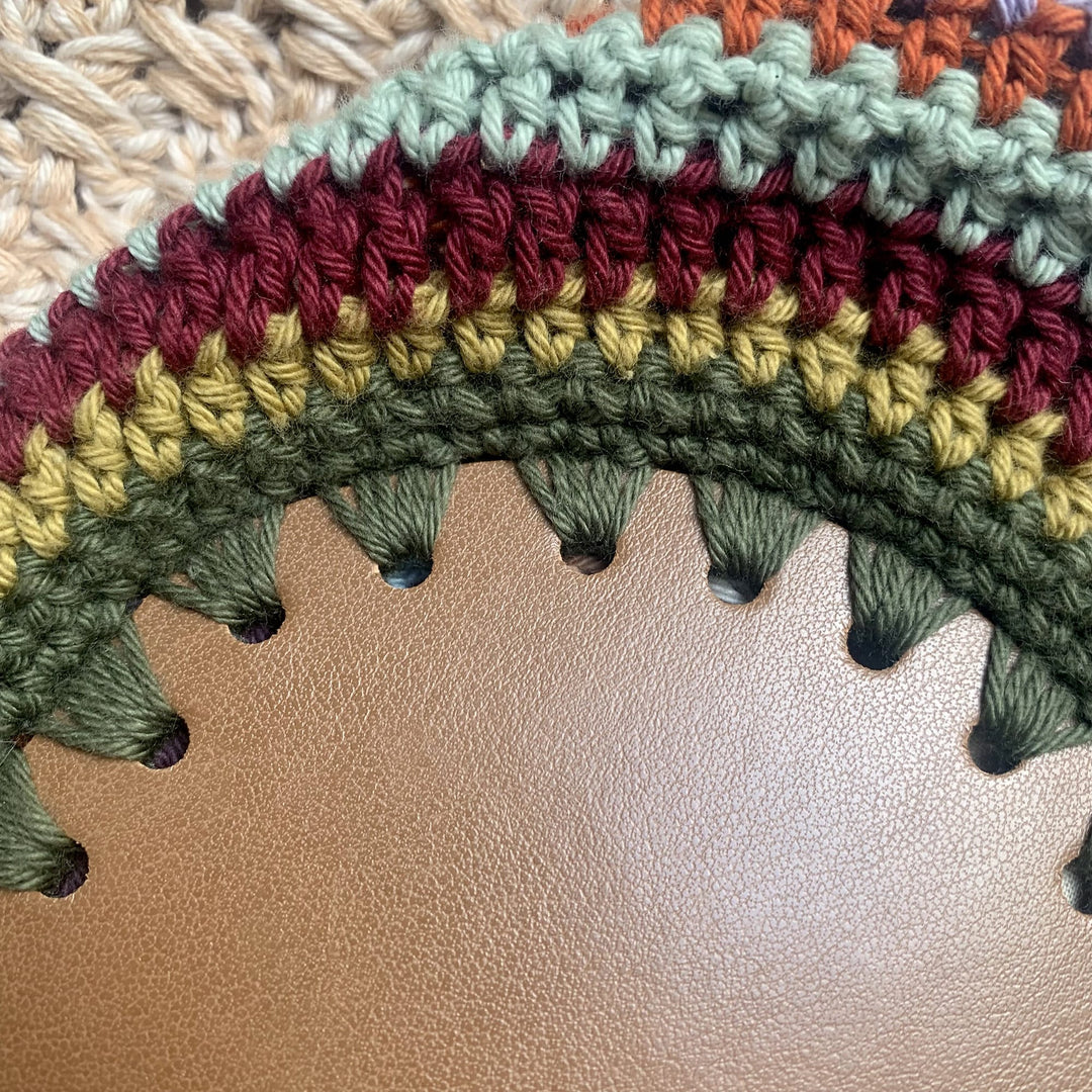 Boho Granny Square Shoulder Bag Crochet Pattern