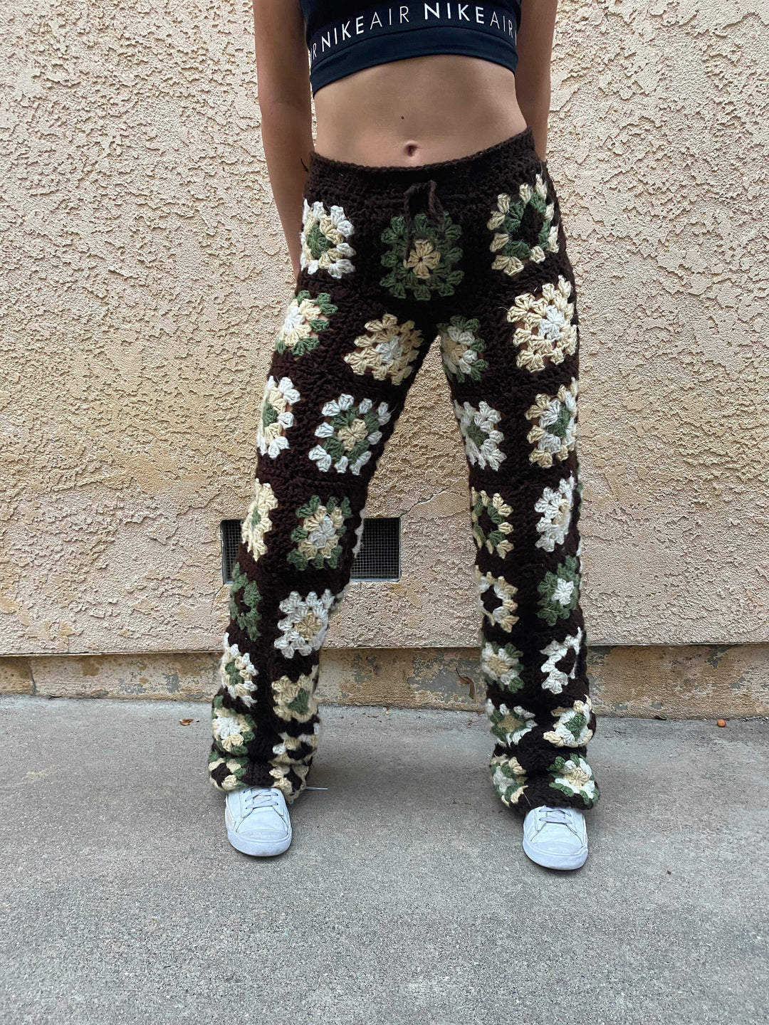 Retro Unisex Granny Square Pants Crochet Pattern