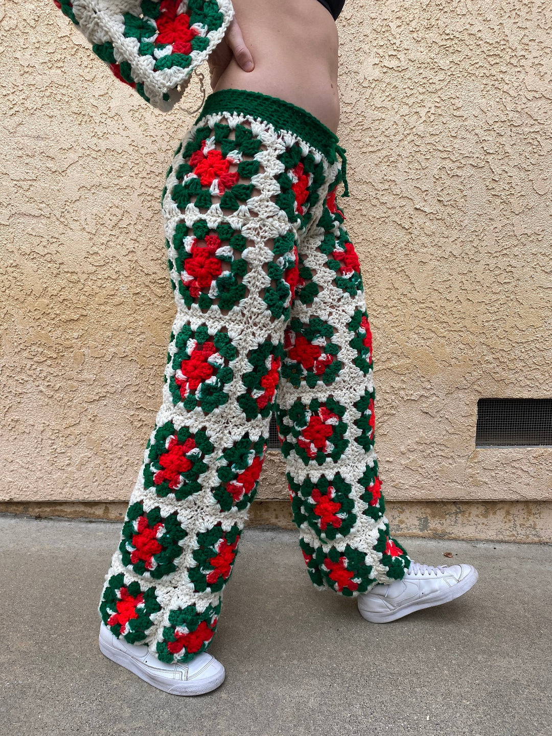 Retro Unisex Granny Square Pants Crochet Pattern