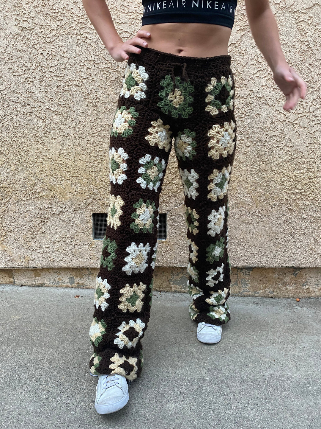 Retro Unisex Granny Square Pants Crochet Pattern
