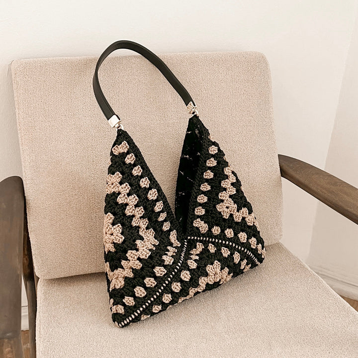 Beginner Granny Square Tote Bag Crochet Pattern
