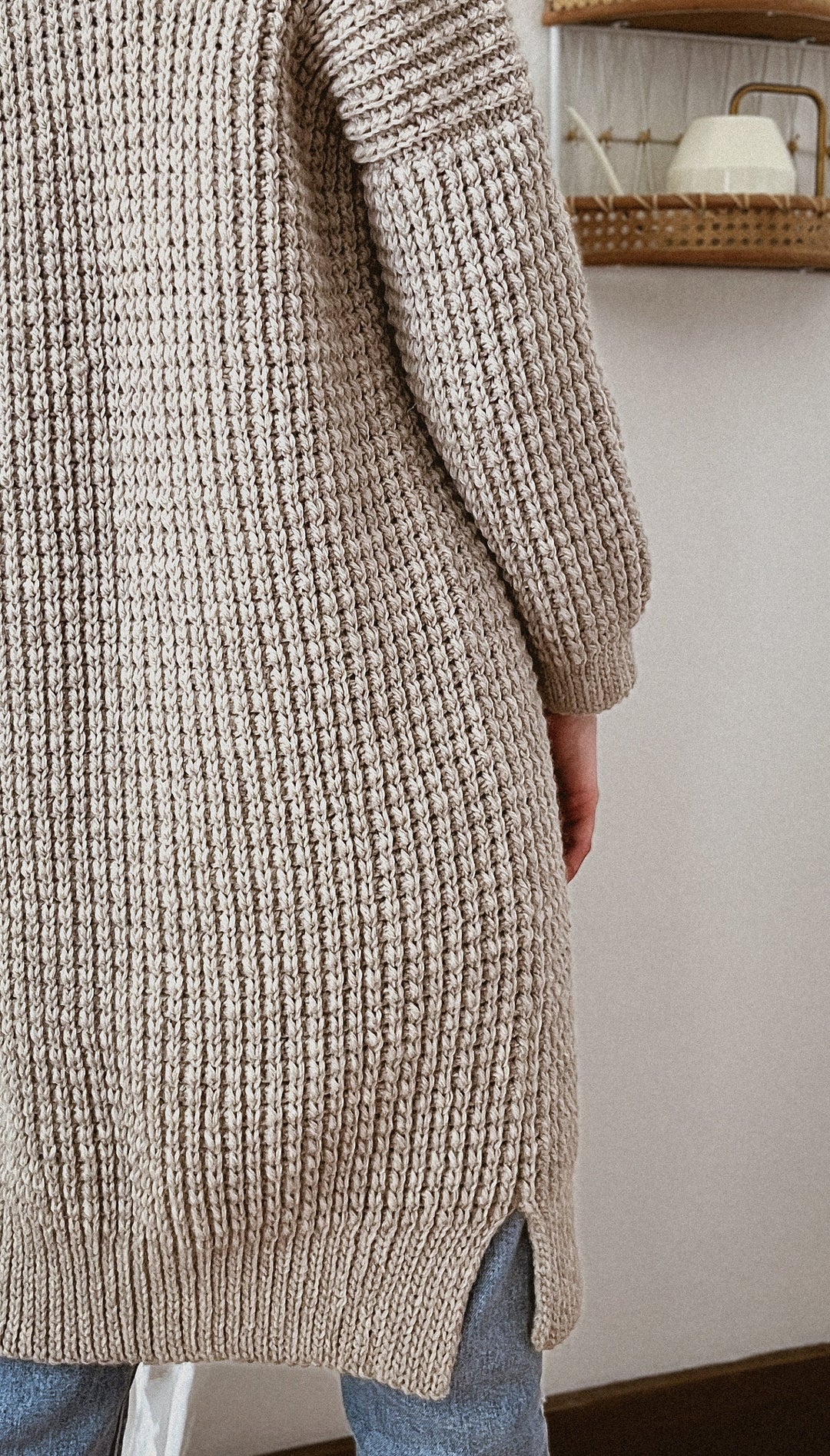 Weekend Waffle Cardigan Crochet Pattern