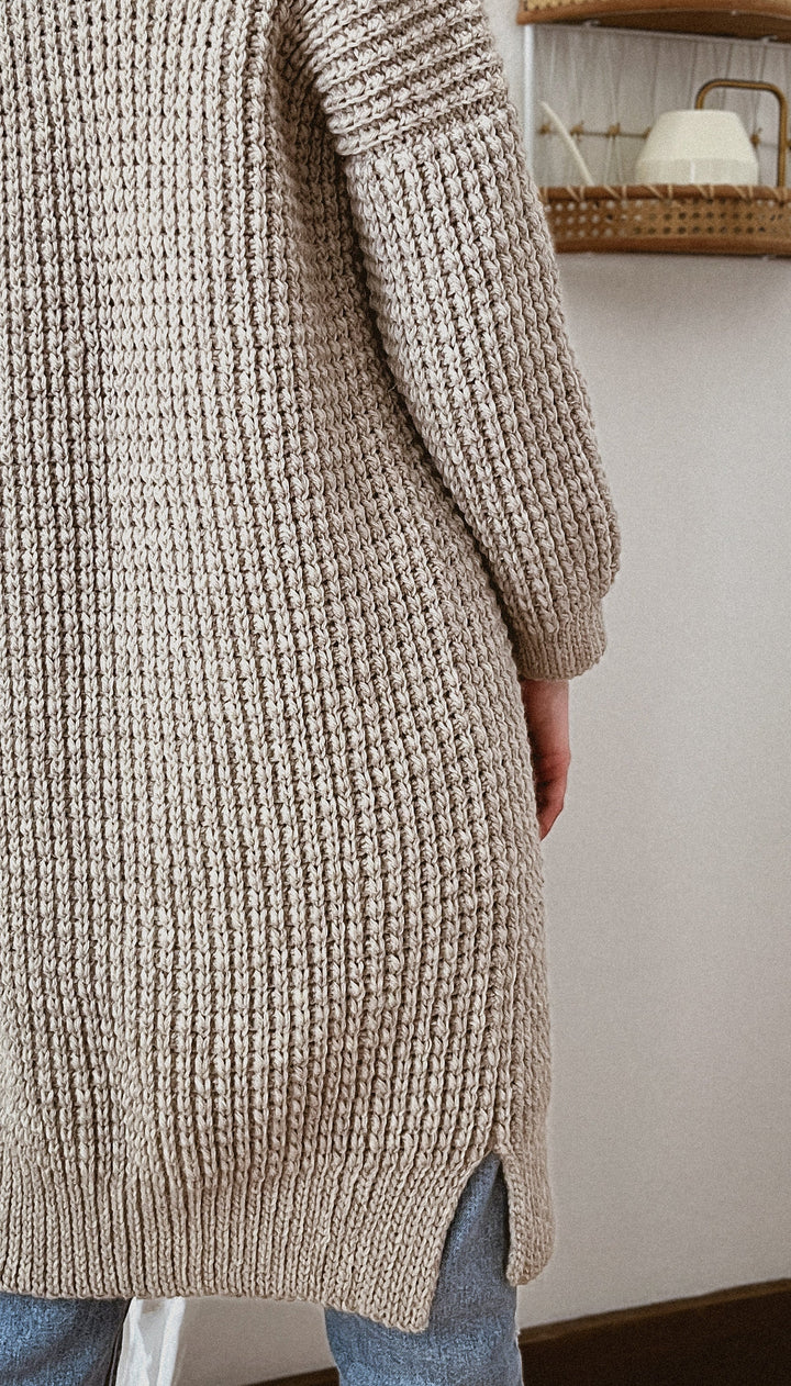 Weekend Waffle Cardigan Crochet Pattern